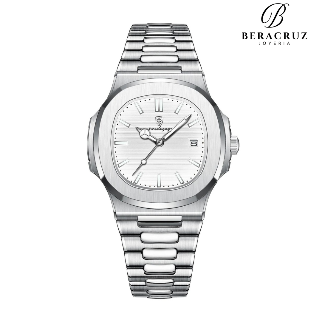 Reloj Poedagar Cuarzo Blanco