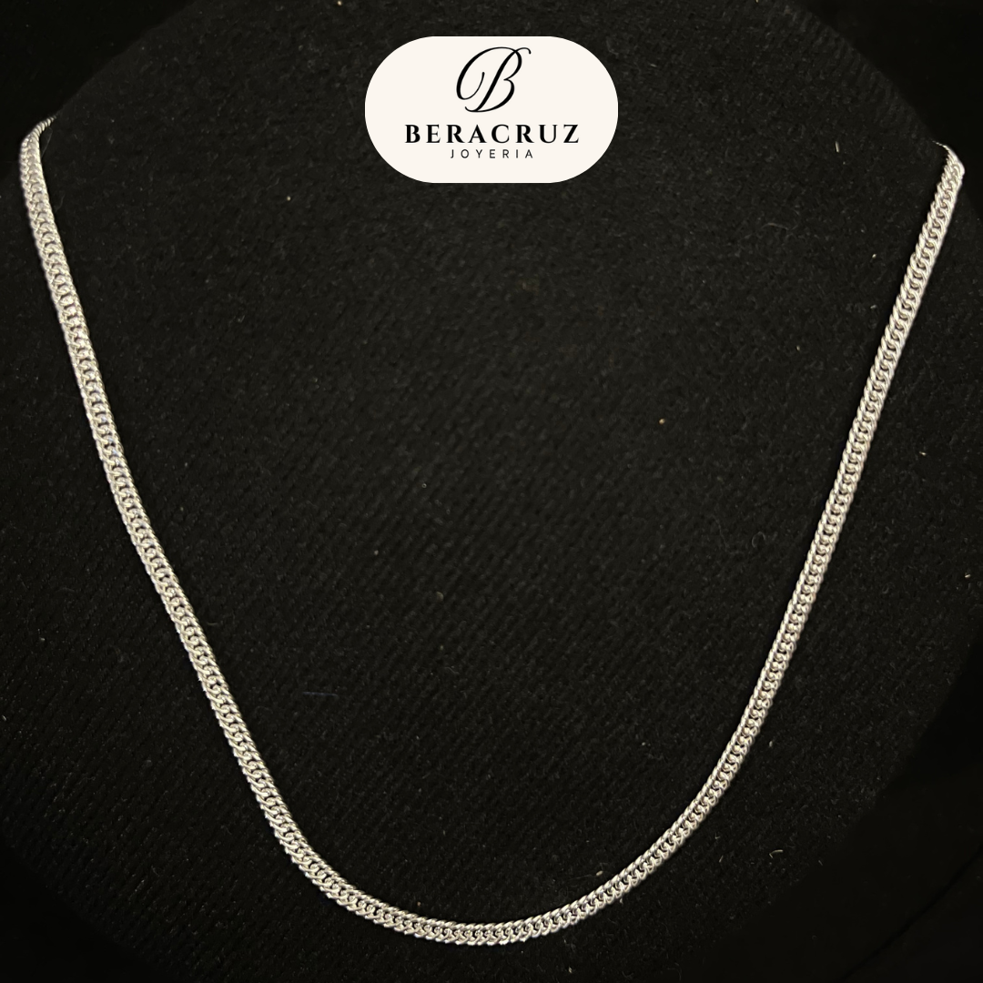 Cadena Estilo Escama eslabones Plata nacional 925
