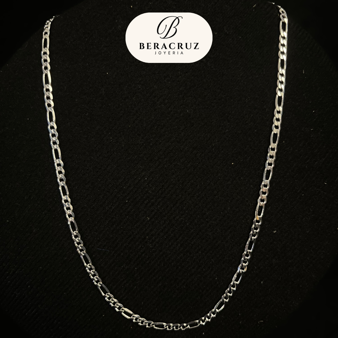 Cadena Cartier lisa Plata nacional 925