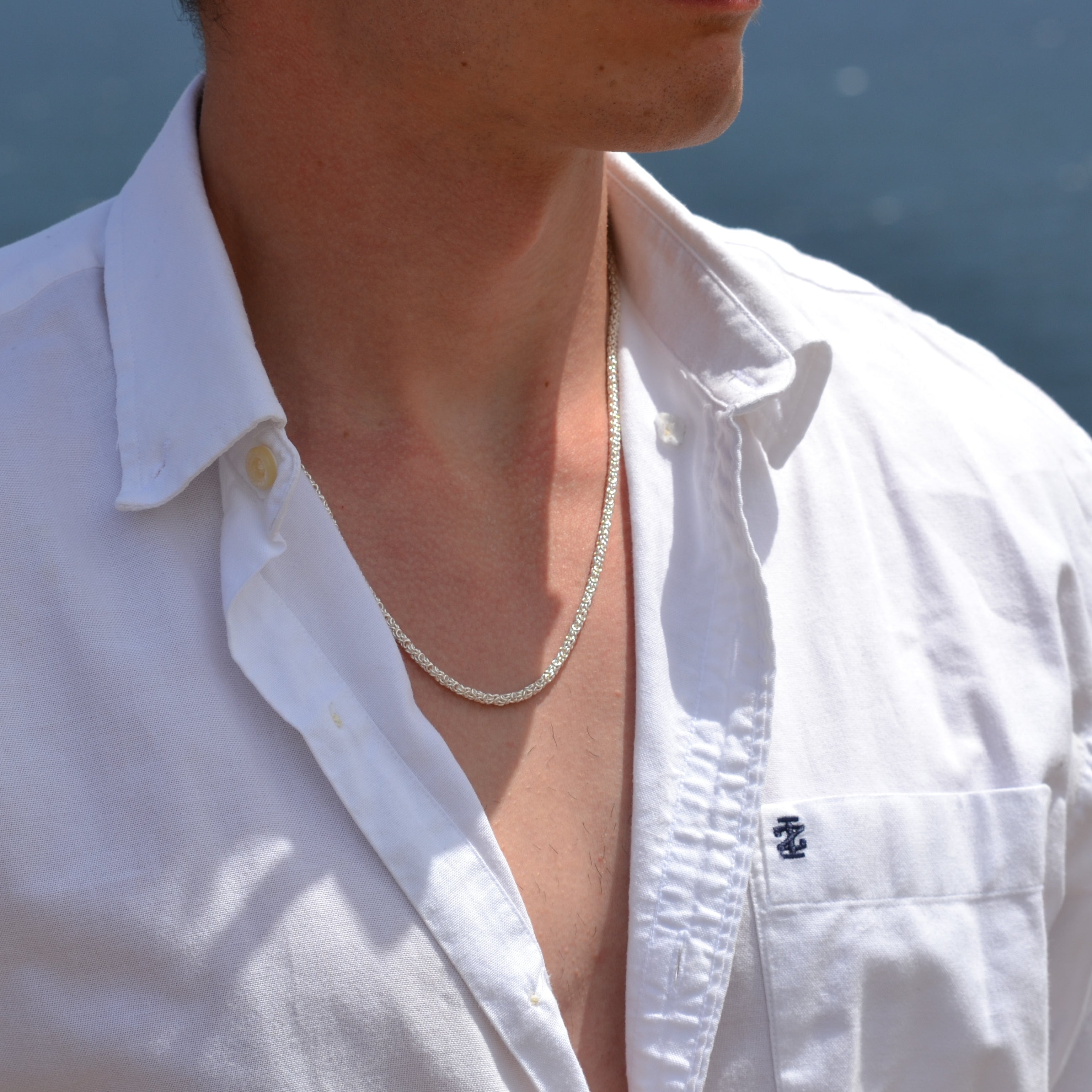 Cadena Camino del Inca Plata nacional 925