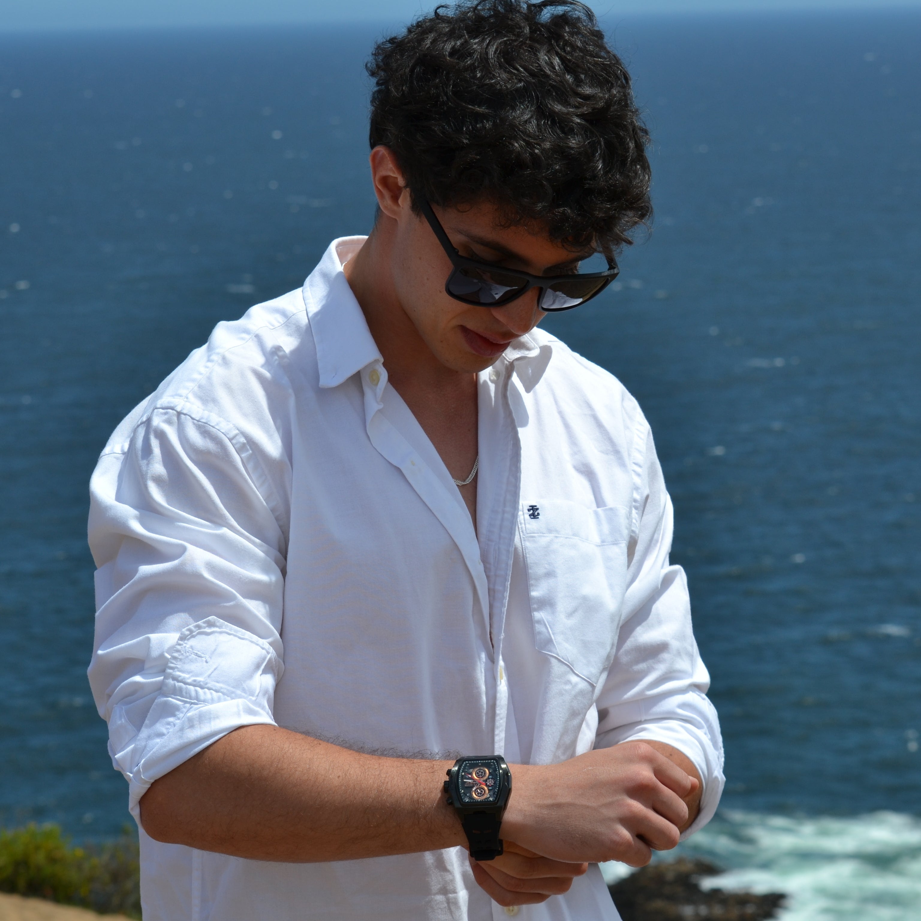 Reloj lige Racing Black