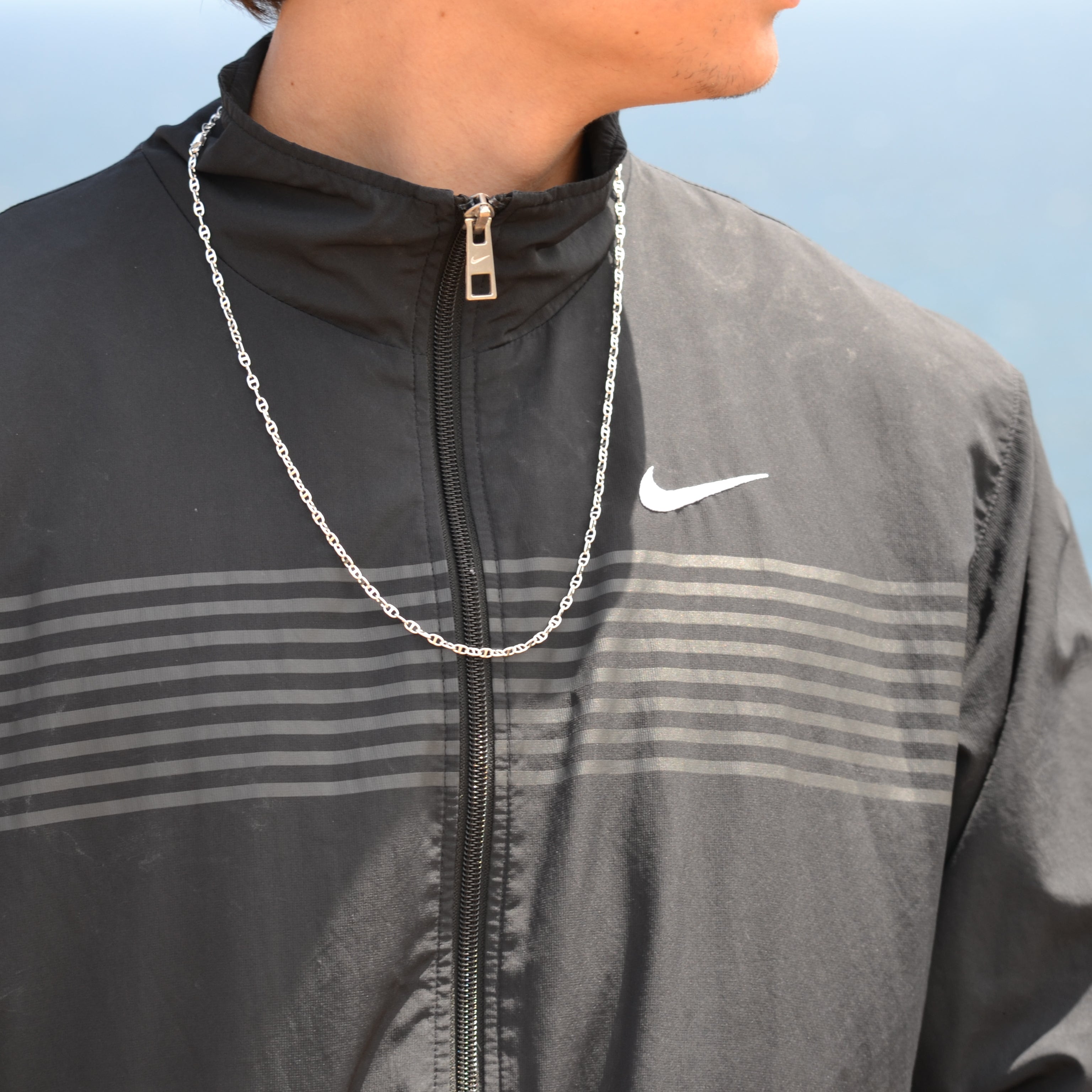 Cadena Eslabón "Gucci" Plata nacional 925