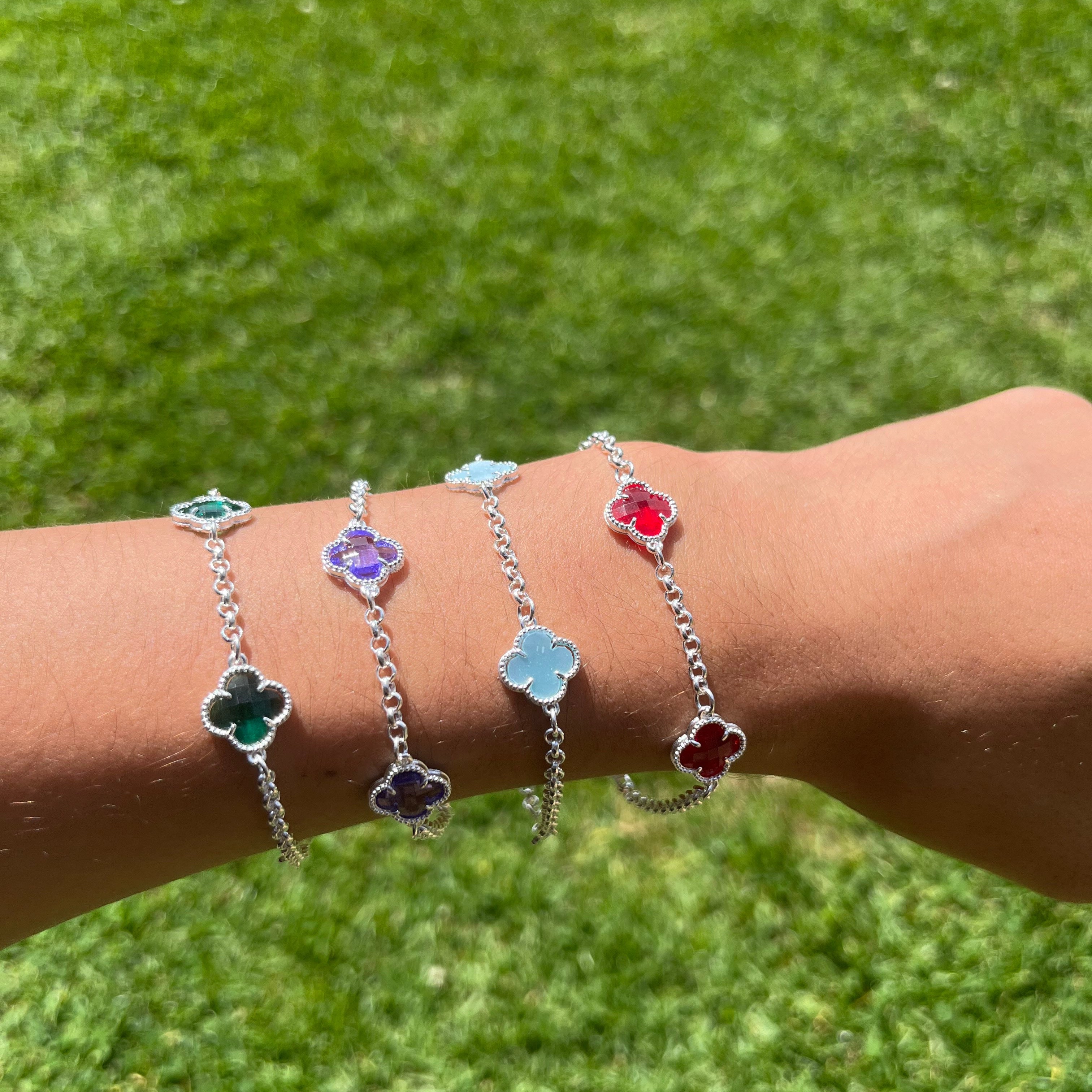 Pulsera Trébol Plata 925