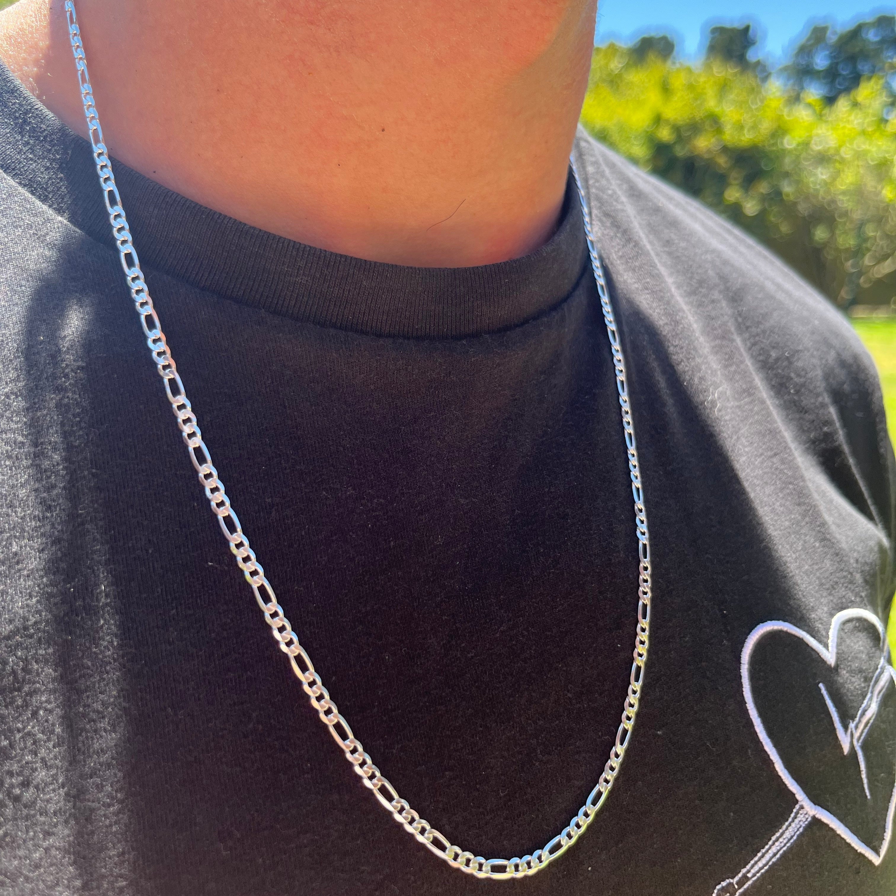 Cadena Cartier lisa Plata nacional 925