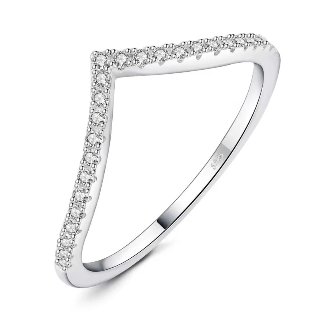 Anillo Plata 925 y Moissanita