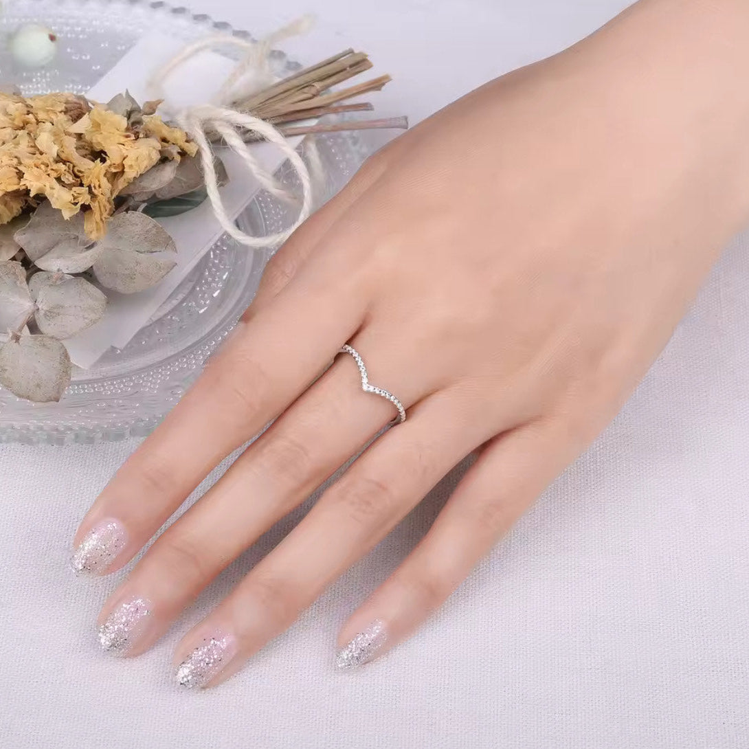 Anillo Plata 925 y Moissanita